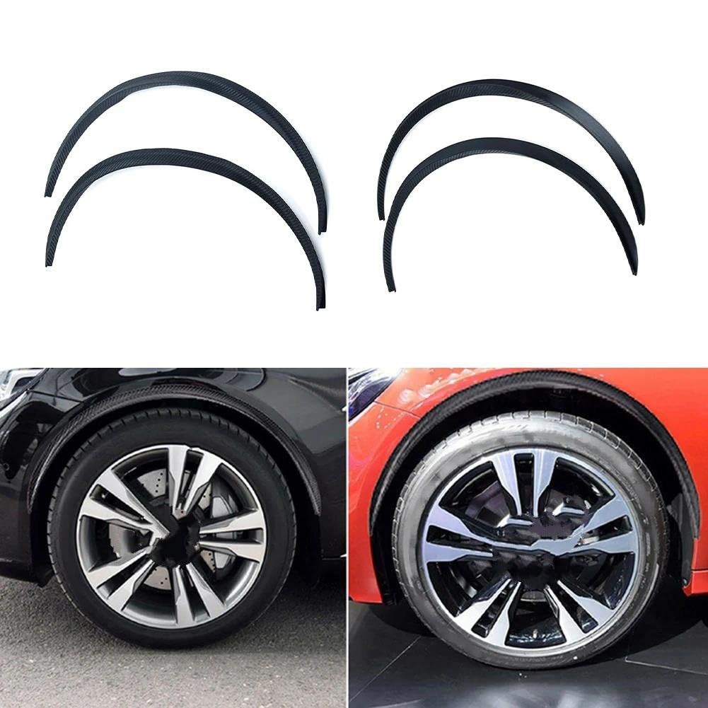 Élargisseur De l'aile Voiture Élargisseurs D'ailes Universels Pour Passages Roue Voiture Élargissement D'aile Arche Sourcil Garde-boue Protection Lèvre Protection Boue Garde-boue Protecteur Sourcil Ro