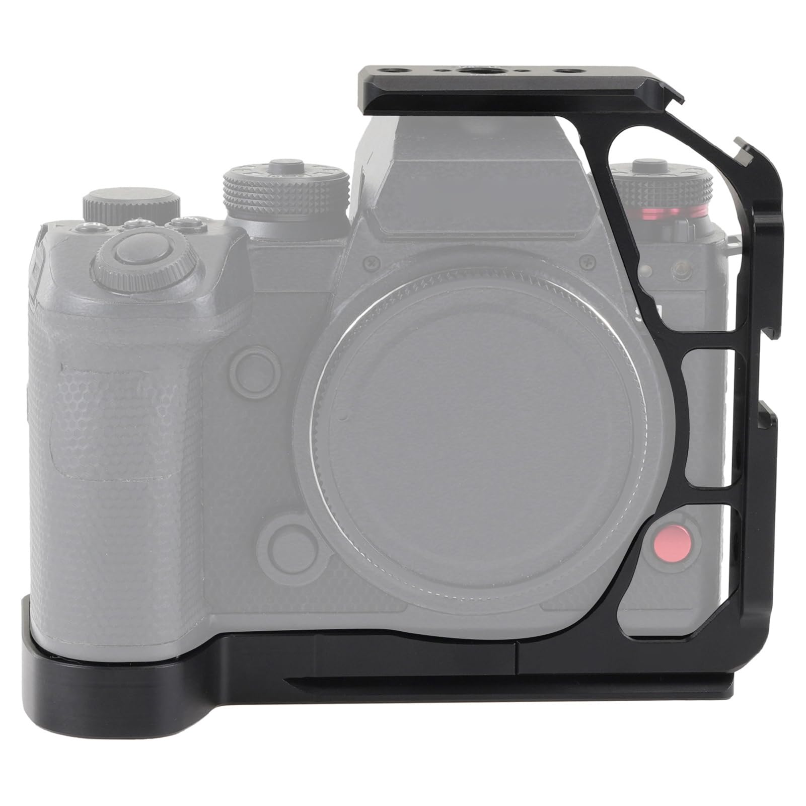 Vikye Półklatka do Aparatu Lumix S1 II S1R II S1 IIE z płytką Arca | Zawiera zintegrowaną podstawę kompatybilną z Arca, Uchwyt Zimnej Stopki, Gwinty 1/4" i 3/8", aluminiową ramę CNC i Klucz