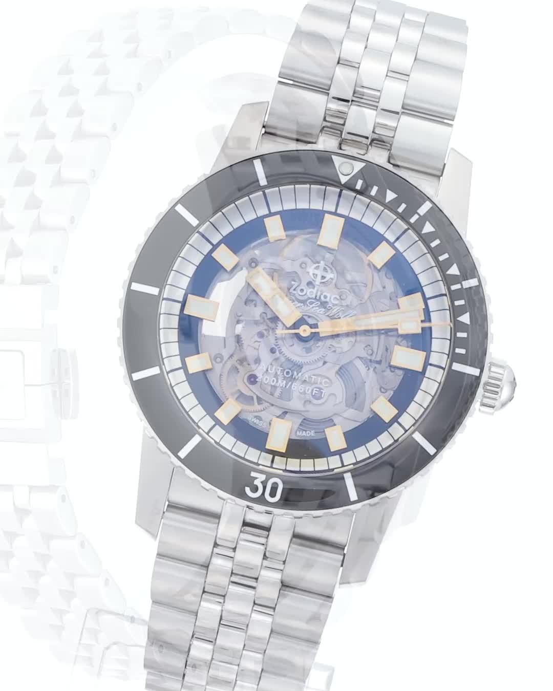 Amazon.co.jp: Zodiac メンズ Compression Diver オートマティック
