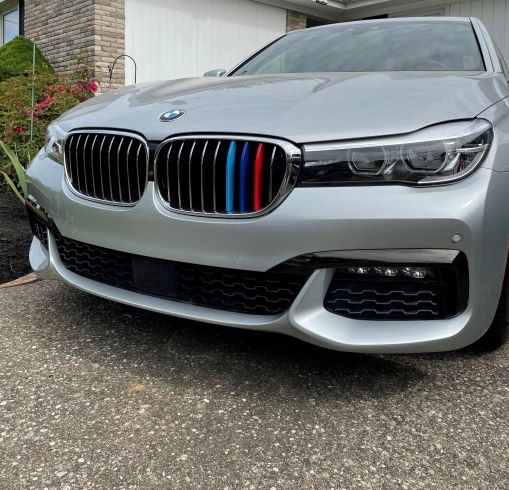 Image of Grille color stripes accessories 2016-2019 G11 G12 7 Series 740i 750i 750Li 9-Beams