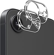 Camera Film for iPhone 16e, Tempered Glass Camera Lens Protection, Anti-Scratch, 9H Hardness, 2 Pieces Rear Camera Protective Glass Covers