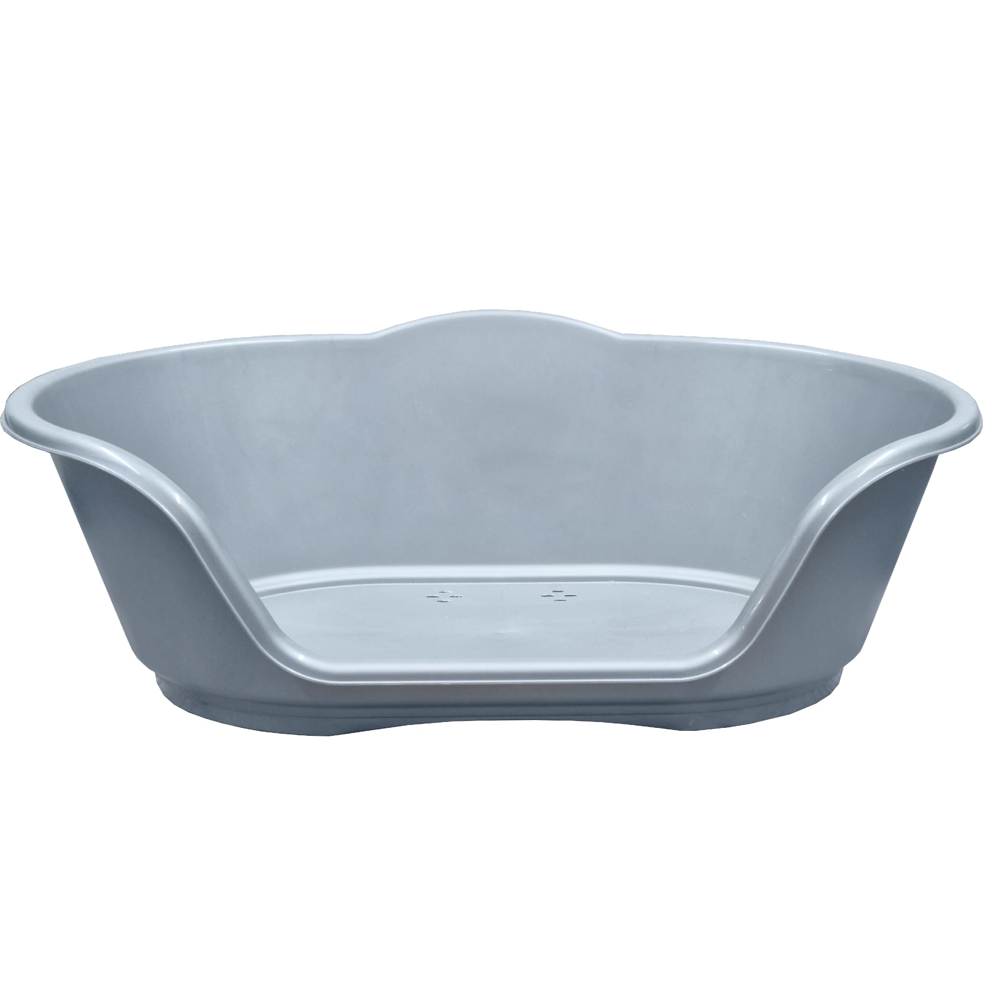 KetoPlastics Extra Large Dog Bed Plastic Pet Bed Ideal as Dog Bed Cat Basket Heavy Duty UK Made - Silver โ image 1