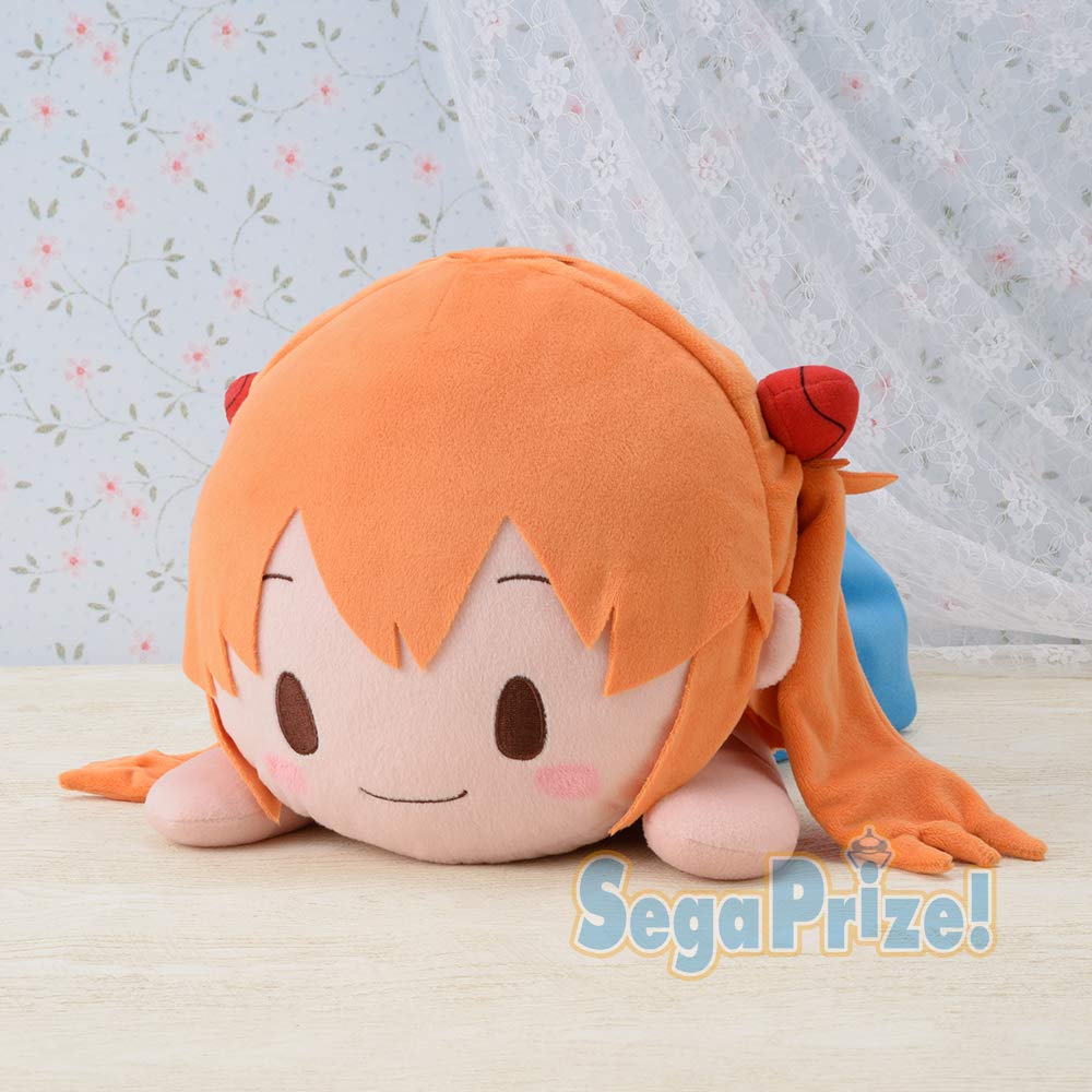 Neon Genesis Evangelion Asuka Mega Jumbo Nesoberi Plush - Asuka