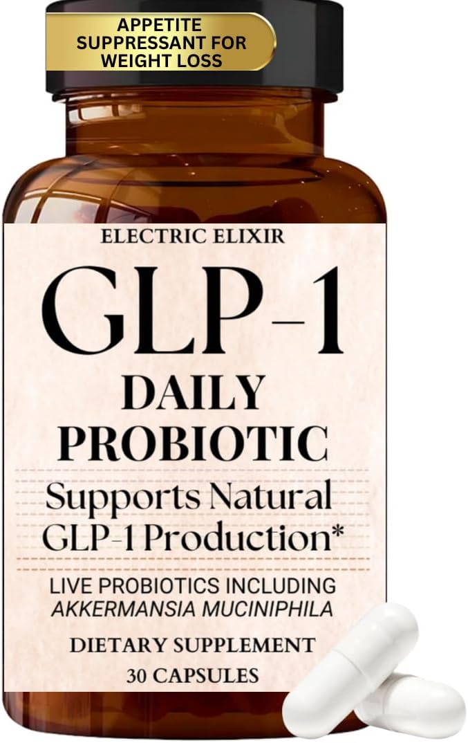 GLP-1 Daily Probiotic – Reduce Hunger & Cravings, Support Fat Loss & Weight Management, Naturally Boost GLP1 Production, Appetite Control Supplement for Men & Women, Vegan & Gluten Free (30 Capsules) GLP-1 Daily Probiotic – Reduce Hunger & Cravings, Support Fat Loss & Weight Management, Naturally Boost GLP1 Production, Appetite Control Supplement for Men & Women, Vegan & Gluten Free (30 Capsules)