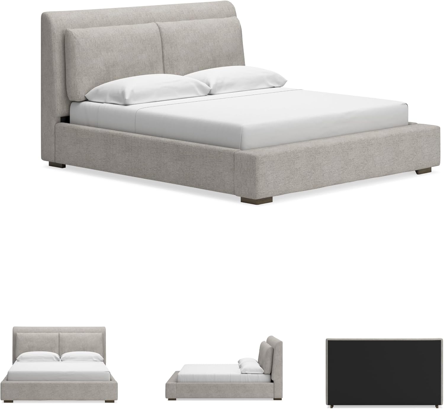 Signature Design by Ashley Cabalynn Casual King Upholstered Bed, Foundation or Box Spring Needed, Beige - Image 7