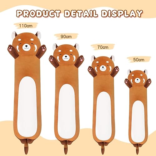 Miniatura 3 de Yeqivo Almohada larga de felpa de conejo, animales de peluche de conejo largo, juguete de peluche de conejo rosa suave, almohada larga para abrazar,