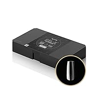 Vista 1 de Apres Nail Gel-X - Caja mediana cuadrada natural de puntas 600 puntas Gel-X, calidad premium, 14 tamaños 00-9 Tamaños medios incluidos