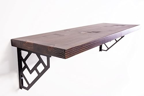 Miniatura 5 de MCC Mesa montada en la pared, escritorio plegable Murphy montado en la pared, mesa de comedor de hojas caídas, mesa de barra de café, mesa