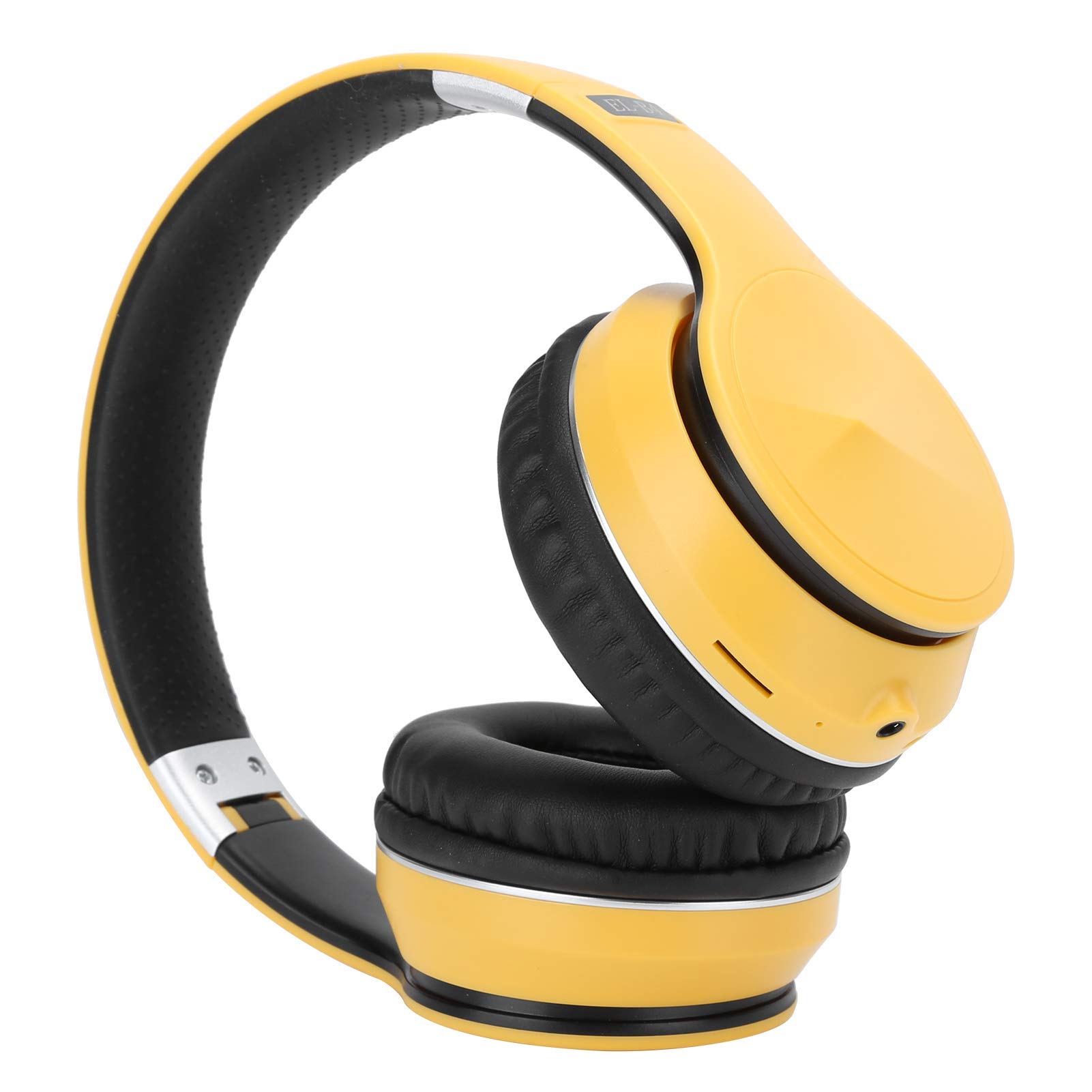 OUKA Wireless Bluetooth Headset, Ergonomic Design Bluetooth over Ear, Foldable and Retractable Student for Teens Home Travel(yellow)