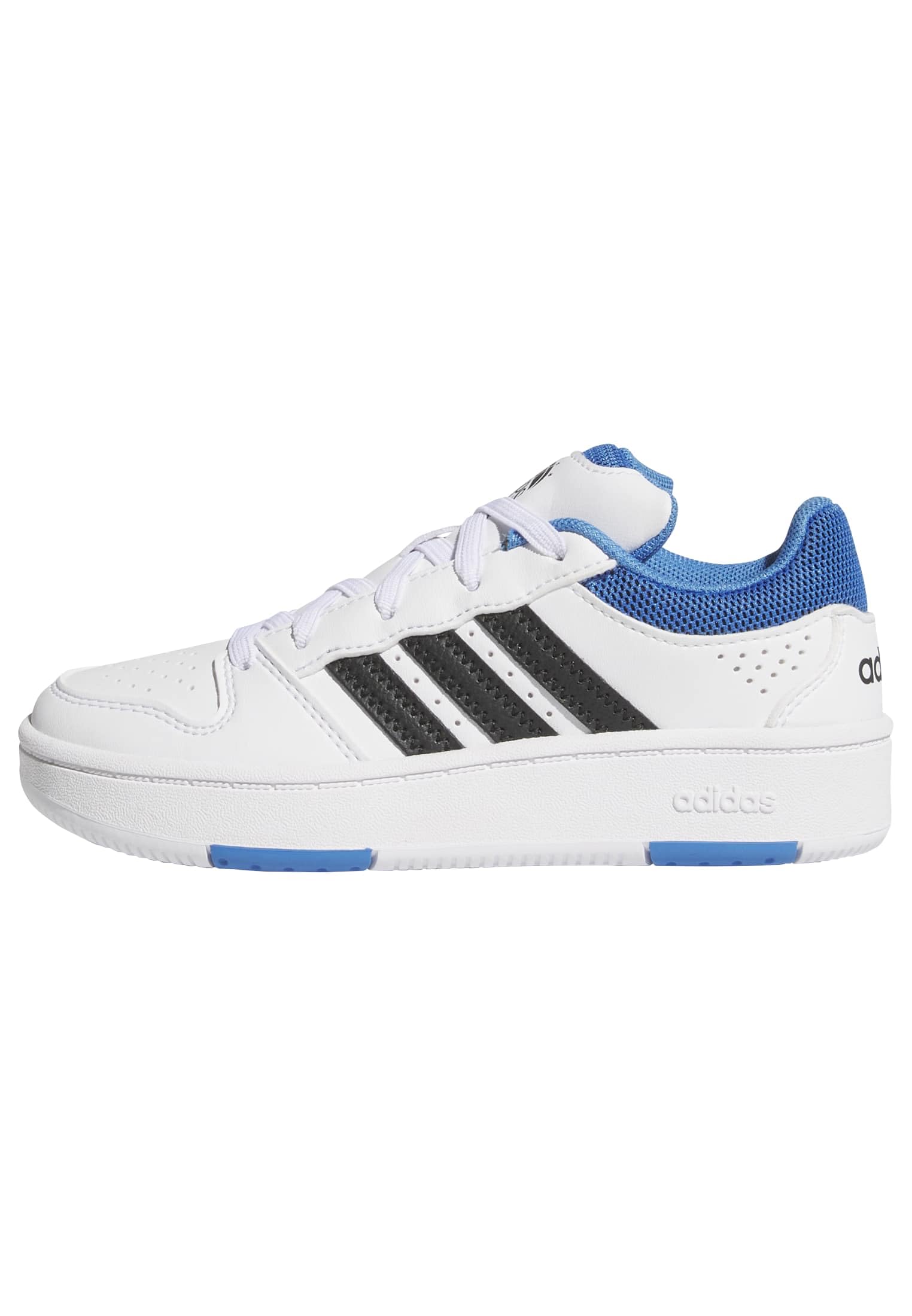 adidas Unisex Kids Hoops Classic Shoes, FTWR White/ray Blue/core Black, 13.5 UK Child