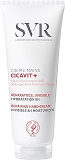 SVR Cicavit+ Hand Cream With Glycerin, Prebiotic & Coconut Oil. 8hr Protection For Extremely Dry Damaged Hands. Fragrance Free Moisturizer That Absorbs Quickly & Brings Immediate Relief. 2.5 Fl.oz.