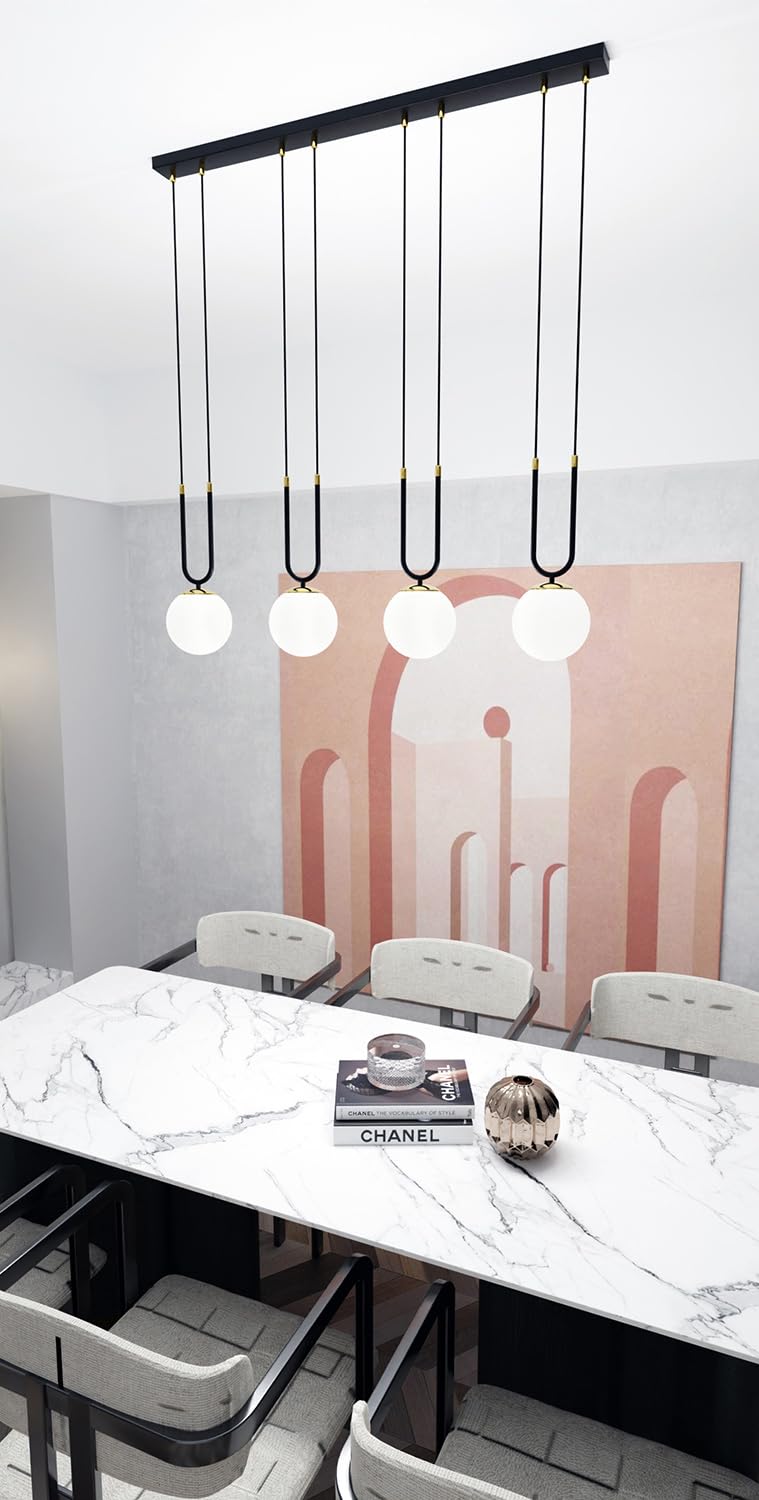 EMIBIG LIGHTING GLAM 4 BLACK/OPAL