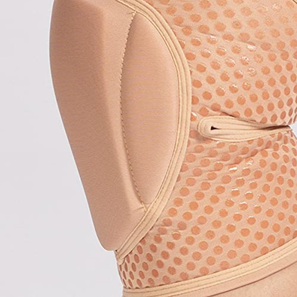 Queen Wear – Nude Latte Grip – Pole Dance Knee Pads – Perfect Woman Protection for Ballet Modern Dance and Indoor ports (S)