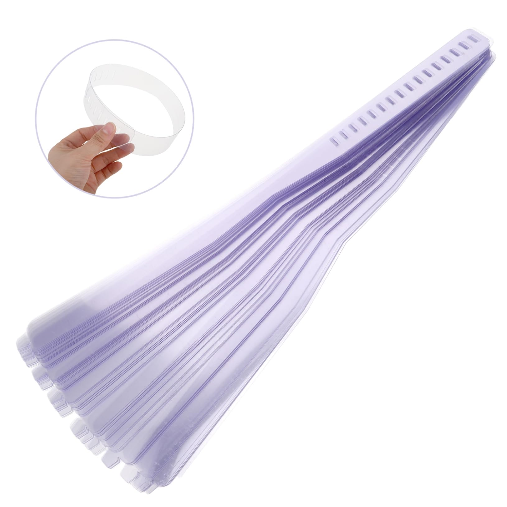 Soportes de Cuello para Camisa de Vestir Hombre 100piezas Plástico Azul | Refuerzo para Prendas Cuello, Uso Versátil en Atuendos de Trabajo Ocasión, Ajuste Cómodo