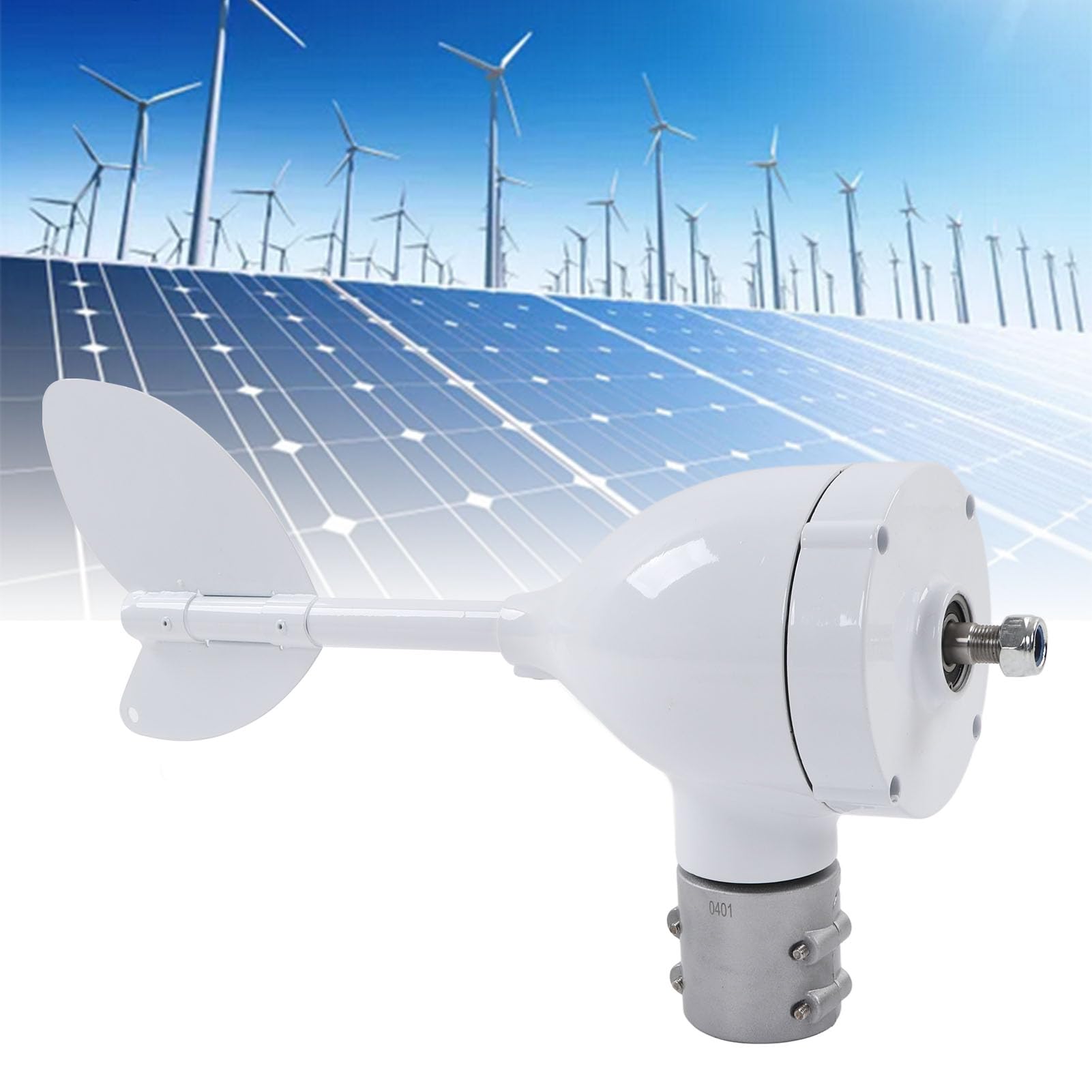 Zestaw Generatora Wiatrowego z turbiną wiatrową o Mocy 500 W z 8 Ostrzami Kontroler MPPT do Systemu Wytwarzania Energii Słonecznej (12V)