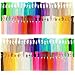 JLIKA Elastic Hair Ties (SET OF 100) Colorful Solids - No Crease Ouchless - Ponytail Holders - Ribbon Hairties for Women Girls Teens and Kids