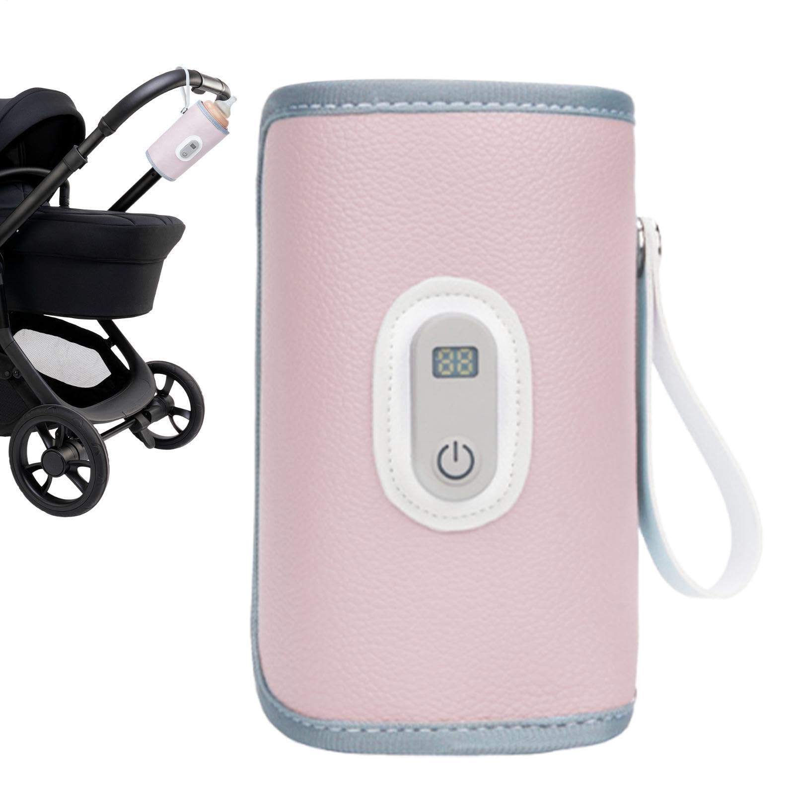 Bottle Warmer - Constant Temp Electric Fast Heating Device Digital Display Milk Heater Unit, Safe Feeding Solution | Children, Parents, Dads, Home, Nursery, Long Trips, Travel, Winter Use