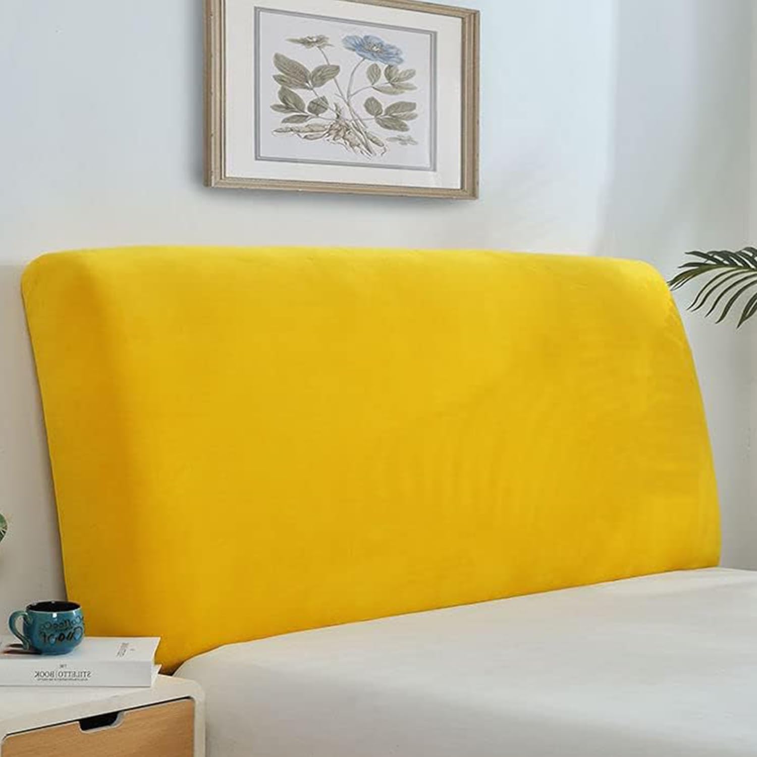 Velours housses de tête de lit 160 cm pour une literie raffinée