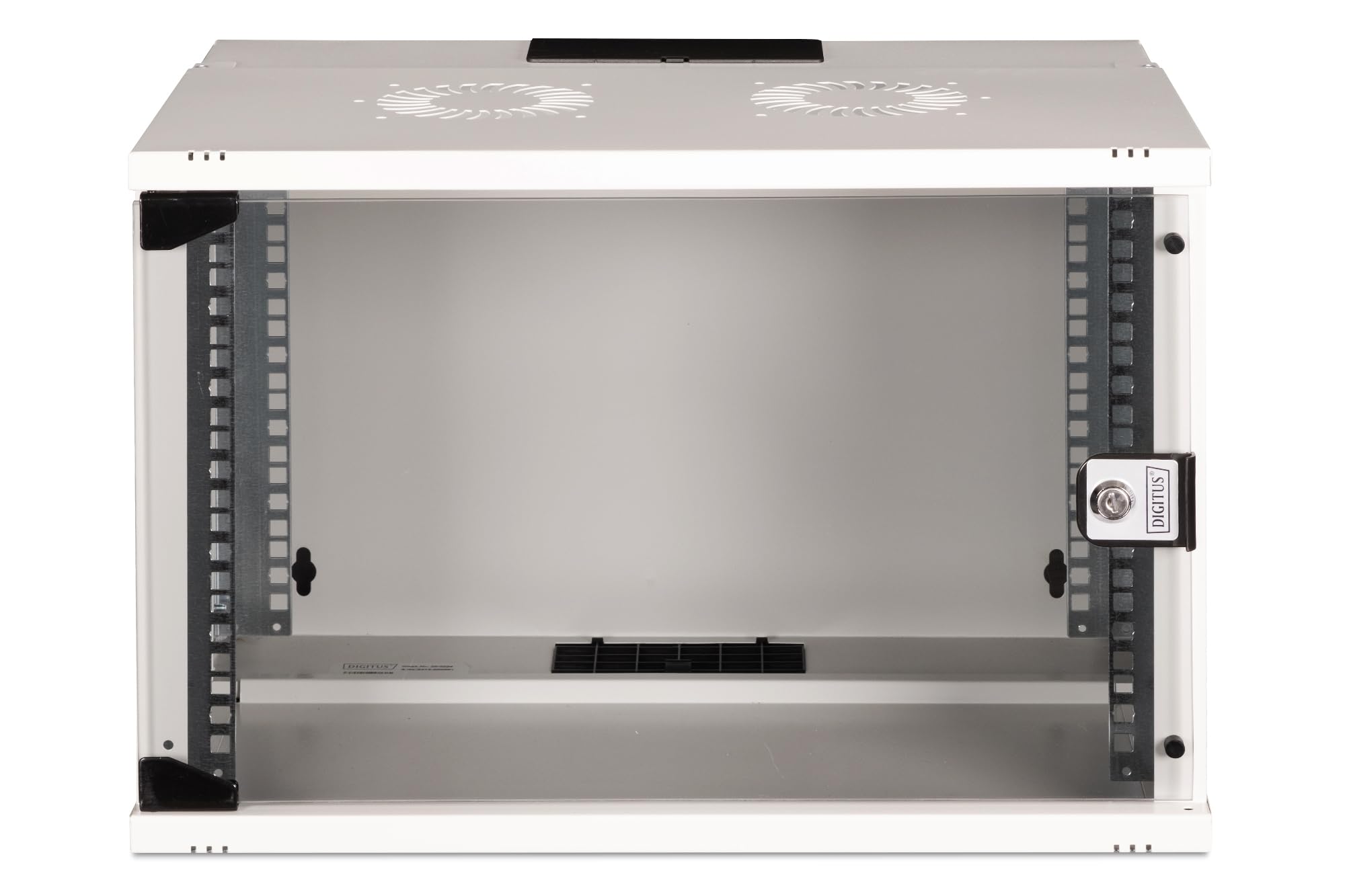 Digitus Contenitore Soho Pro A Parete - 483 Mm [19] - 540x400 Mm [lxp] (19 7u Rack Pro 370 X 540 X 400mm Gry) | 400 mm Tiefe – 319,25 mm Nutztiefe – Wandmontage – Traglast 60 kg – Glastür
