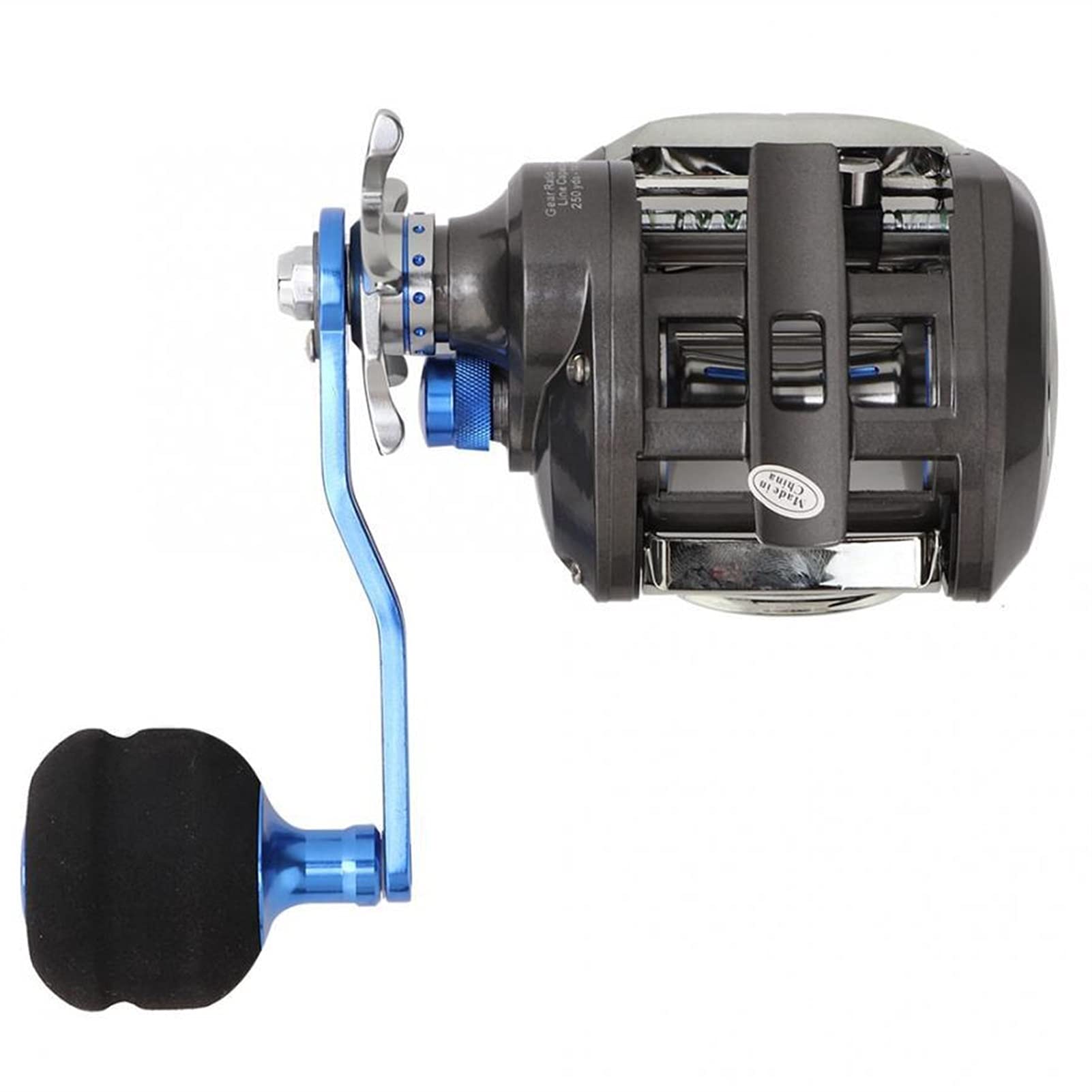 Angelrolle 12 + 1BB 7,0: 1 TF500R Baitcasting Angelrolle 10kg Ziehenergie Großraum Meer Angelrolle Angelgerät Zubehör