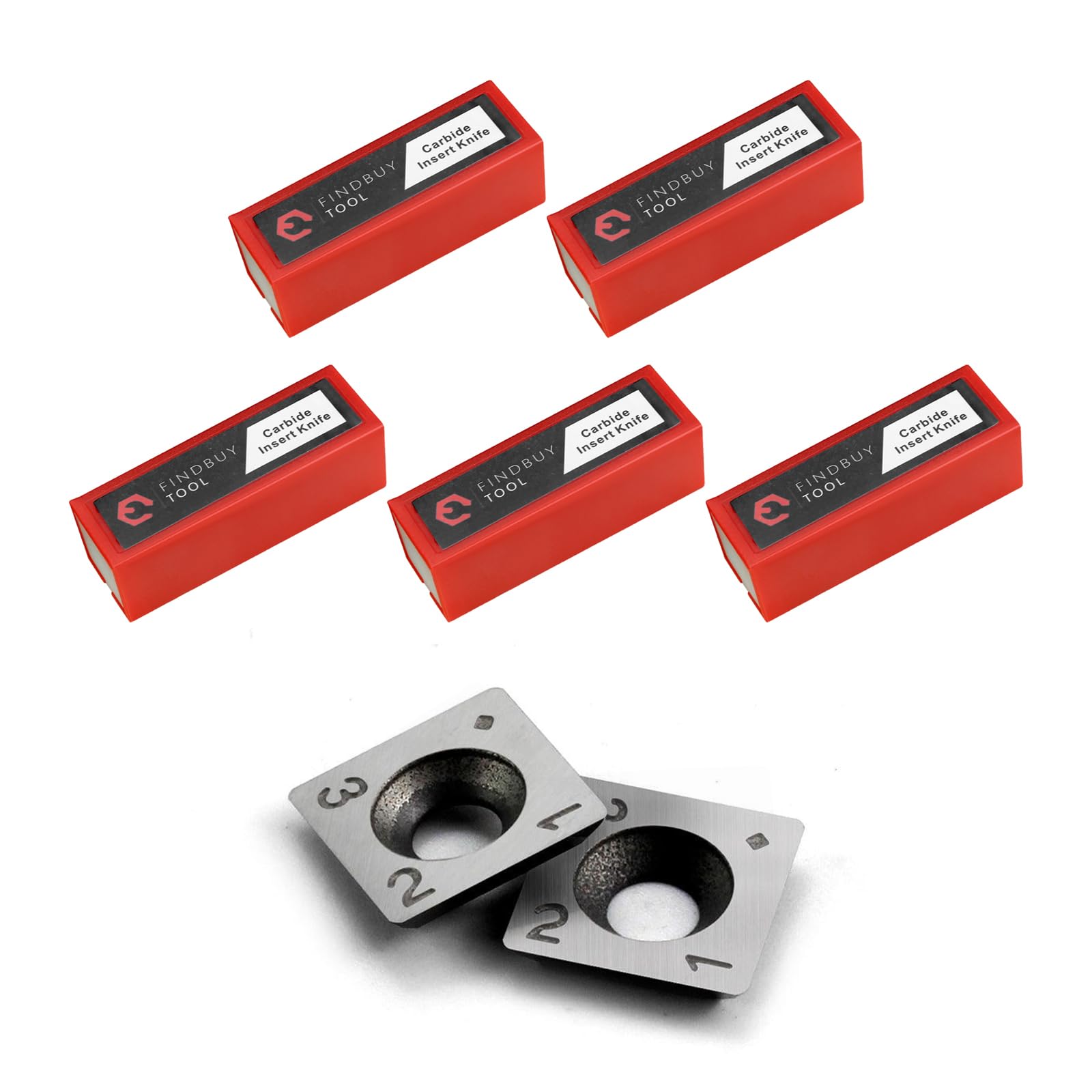 FindBuyTool Carbide Inserts-15x15x2.5mm