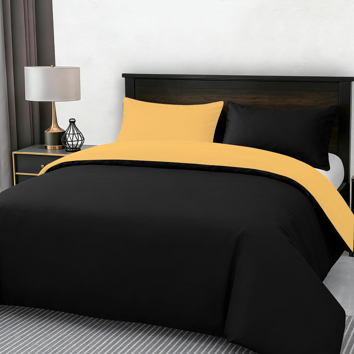 Parure de lit double Soifox pour transformer l'ambiance de votre chambre à coucher