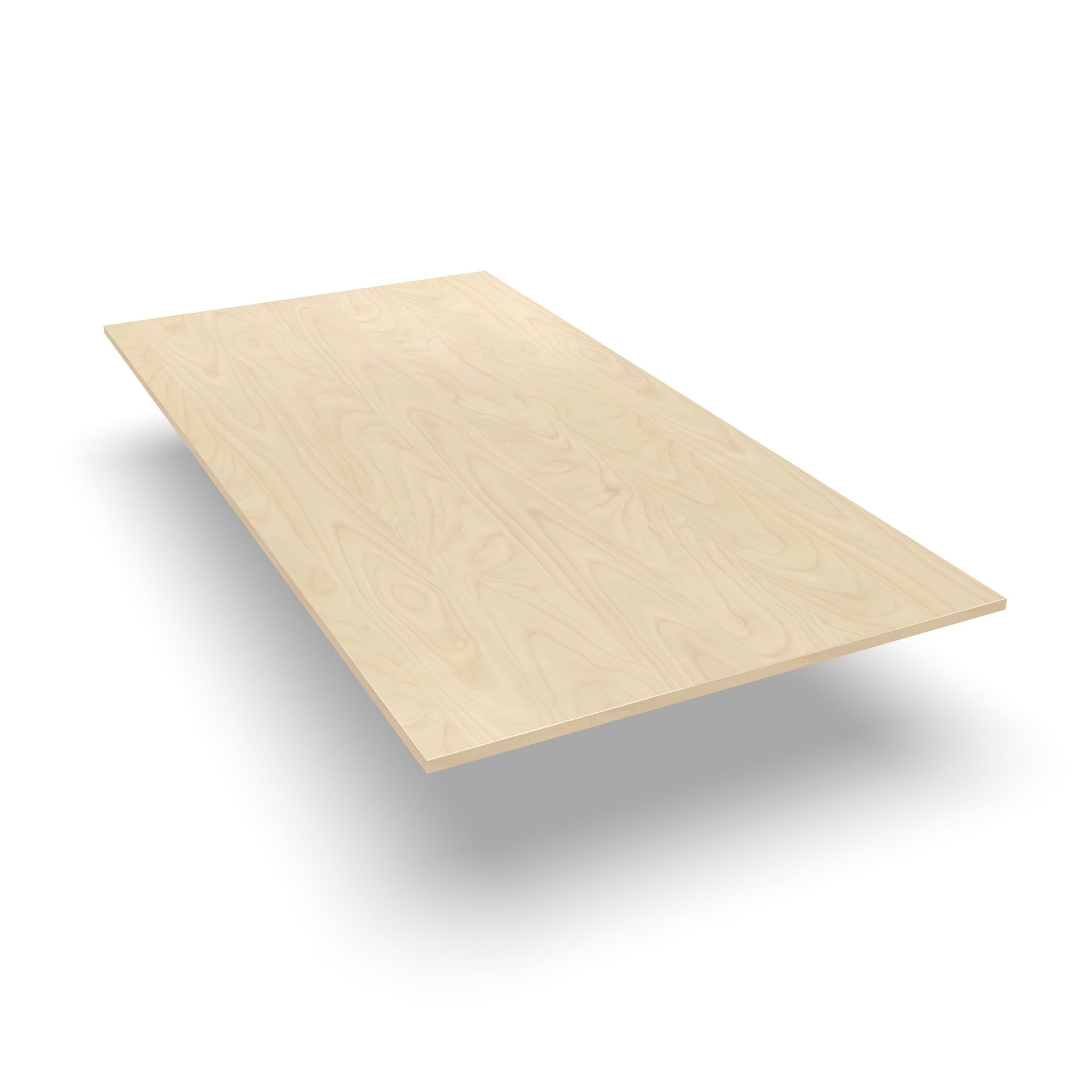 AUPROTEC Piano del tavolo 19mm Pino del mare 100x60 cm I Pannello truciolare con bordo ABS da 2mm e incollaggio PU I rivestito in melammina I robusto e idrorepellente