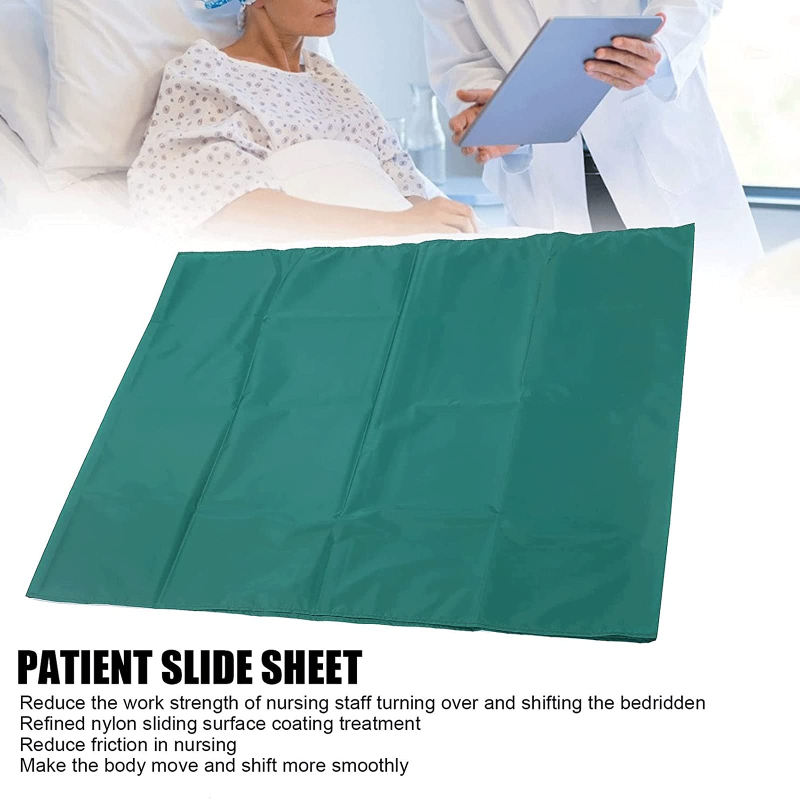 Sábana Deslizante Reutilizable Para El Paciente, Sábanas Multifuncionales Para Transferencia De Pacientes Sábana Deslizante Para Ancianos Paño Deslizante Para Pacientes Postrados ( Size : A(95*75cm) )