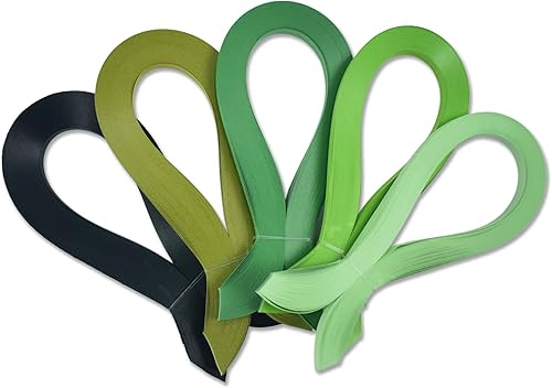 Vista 17 de CrafTreat Tiras de papel para trabajos de manualidades, 500 tiras de 0.118 in y 11.8 in de longitud, para decorar tarjetas, bolsas de regalo, marcos