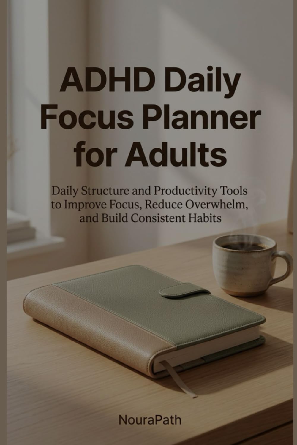 ADHD Daily Focus Planner for Adults: Daily Structure and Productivity Tools to Improve Focus, Reduce Overwhelm, and Build Consistent Habits