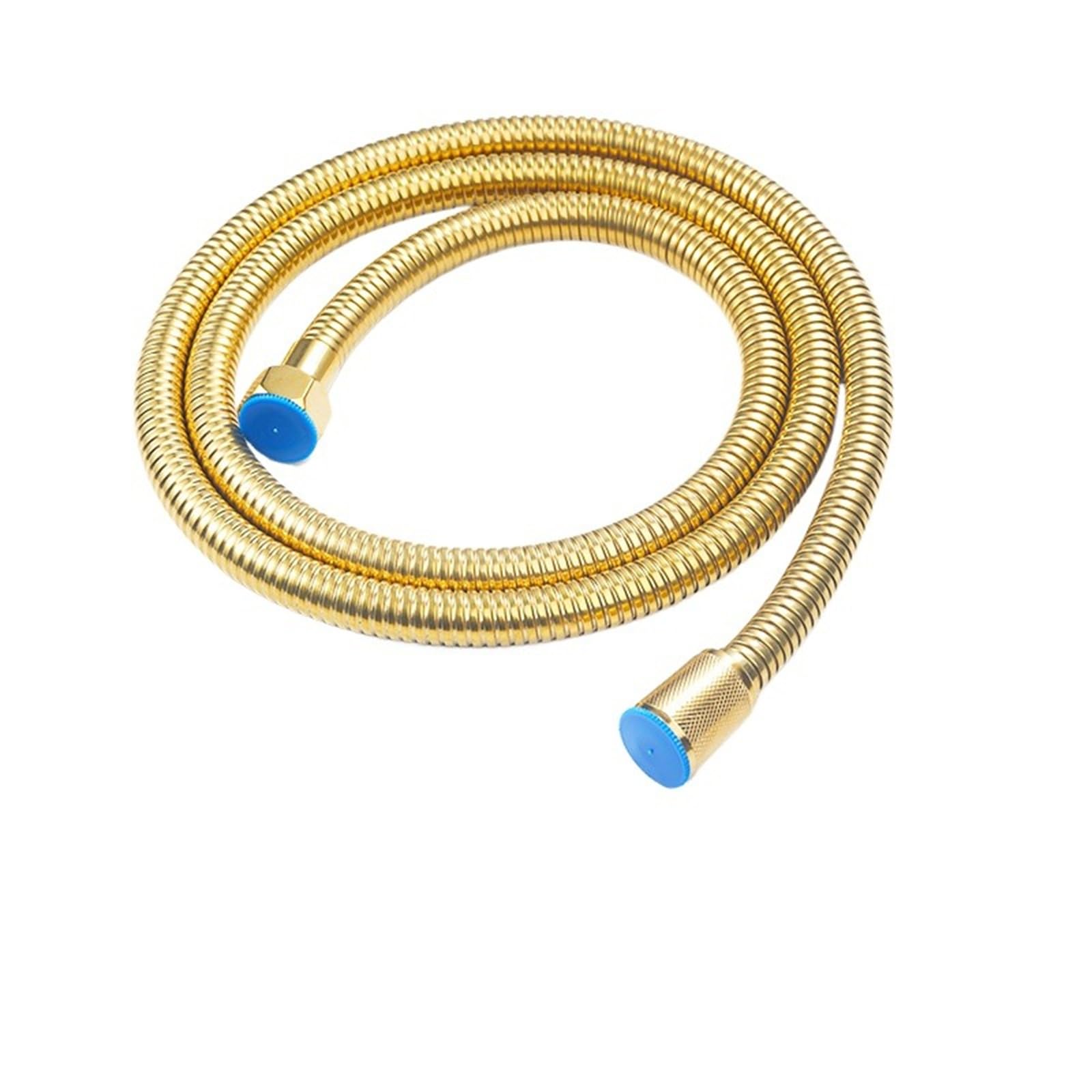Doccetta Sle Vinta Gold con tubo in acciaio inox da 150 cm in ottone a forma di telefono con connettore G1/2"