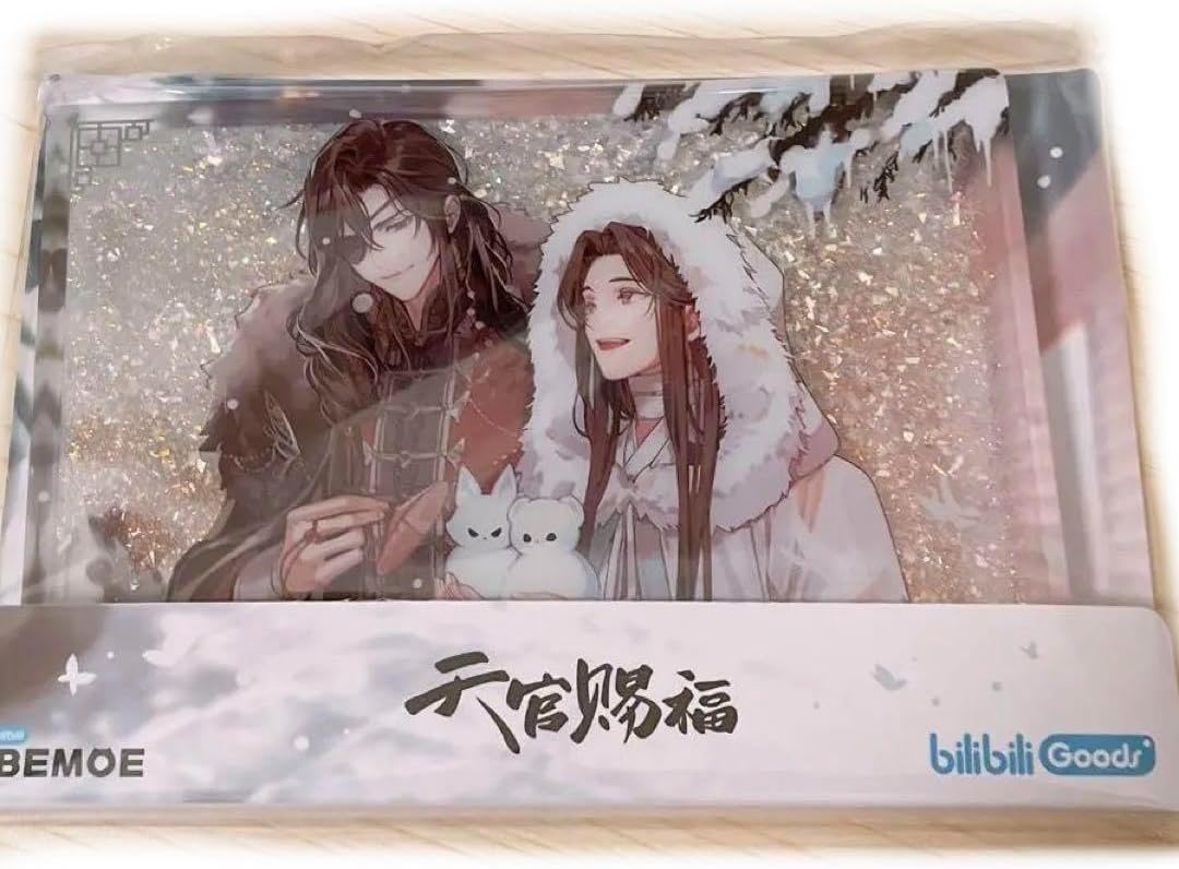 天官賜福 謝憐 謝怜 三郎 花城 アクリルブロック スノードーム 流砂