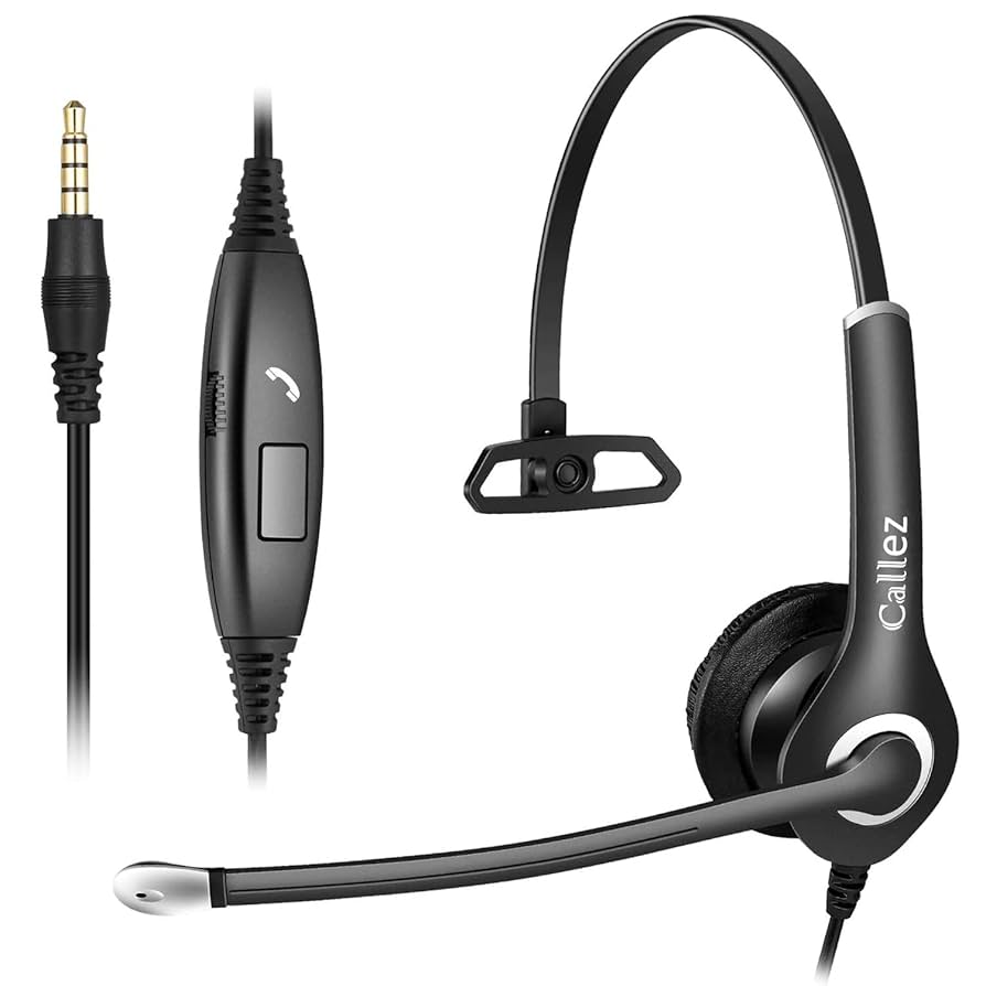 3.5mm Mobile Phone Headset With Microphone For PC Laptop Tablet, Computer Headphone For IPhone