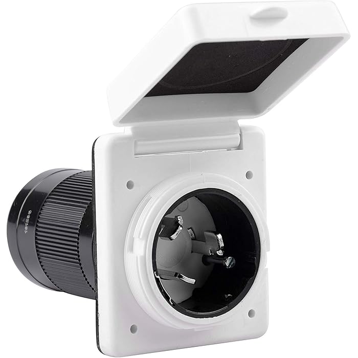 Buy RVGUARD 50 Amp 125/250V Marine Power Inlet Male Inlet Power Socket