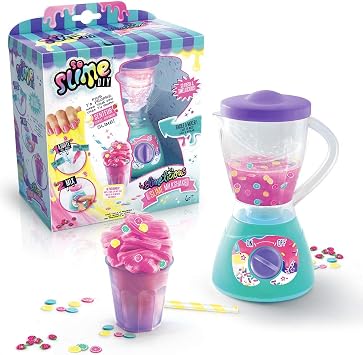 SO SLIME Canal Toys DIY Slimelicious Milkshake - Creative Kit for Children with Blender - Scent Powders and Decorations to Mix - Creative Activity and Manual Hobby Age 6+ SSC 153