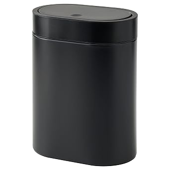 IKEA, BROGRUND dokunmatik  p kutusu, siyah, 4 lt