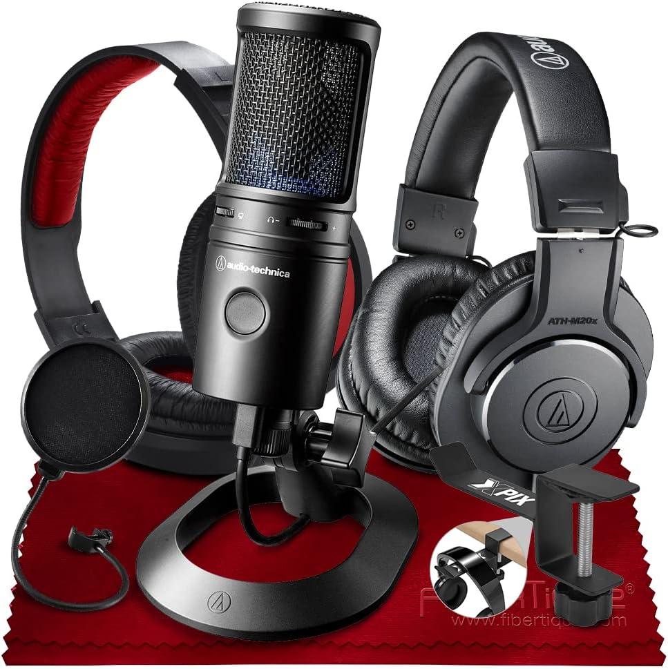 XPIX AudioTechnica AT2020USBX Cardioid Condenser USB