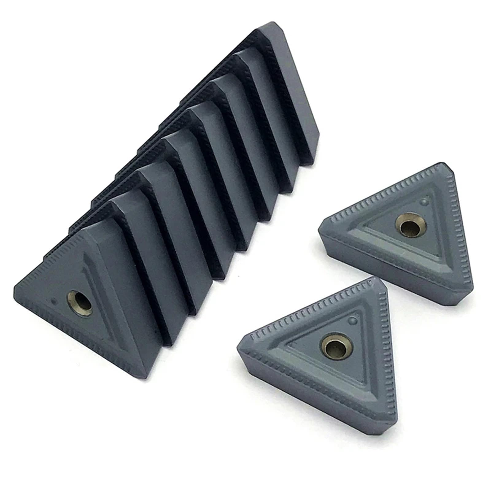 Hartmetalleinsätze PVD-Außendrehwerkzeug Drehmaschine(10PCS TPKN2204)
