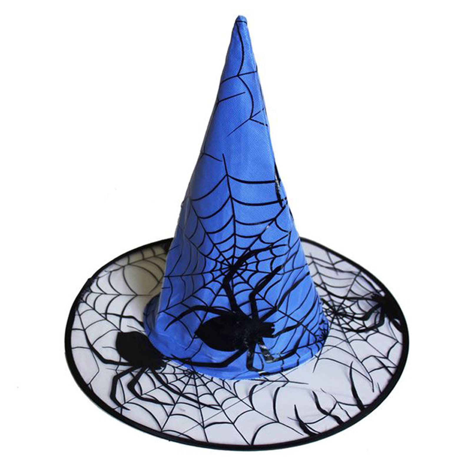 Buxuaaaa Halloween Witch Hat Costume Cosplay Props Supplies Top Pointed Cap for Home Festival Party Background Decoration Halloween Hats for Adults