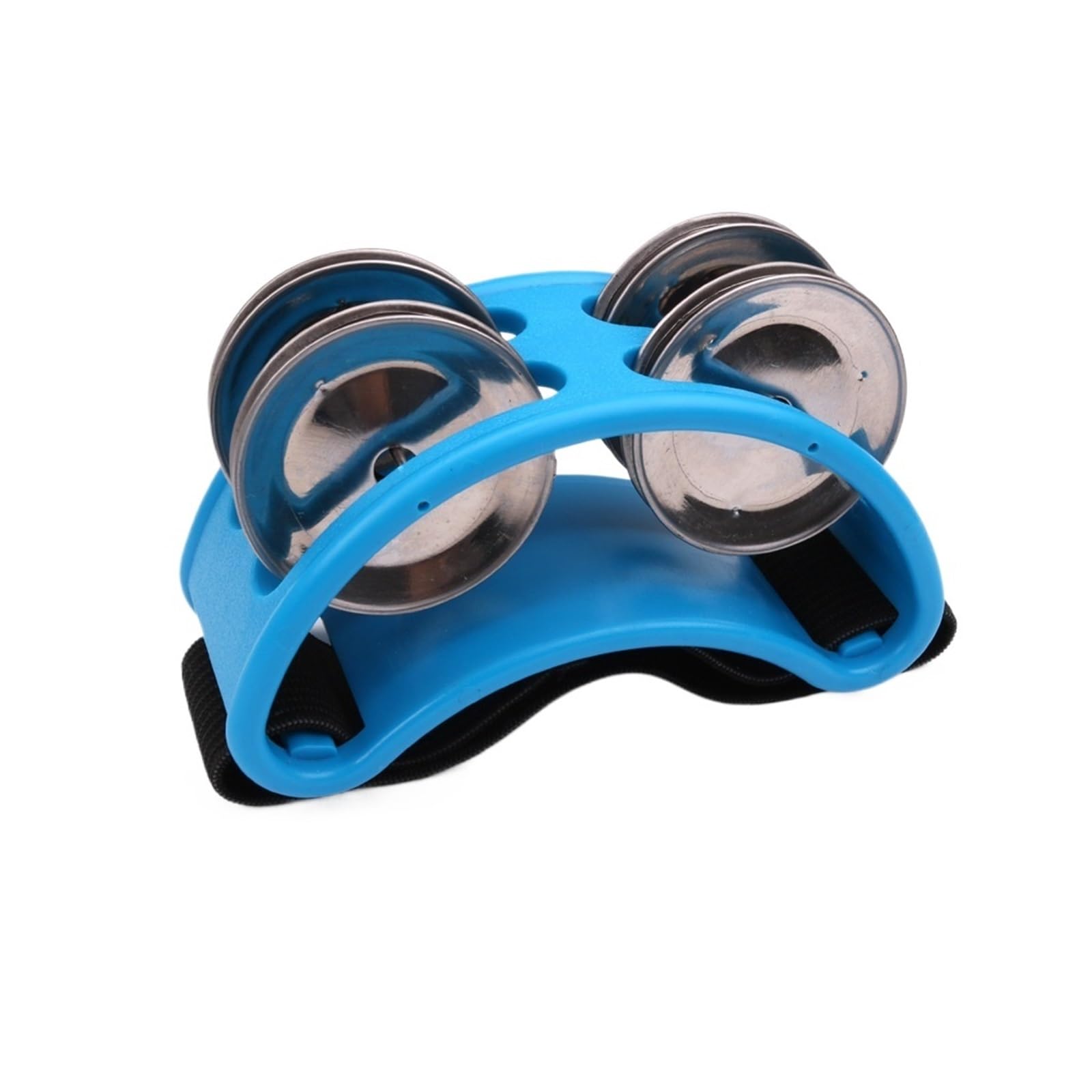 2 unidades de tambor elíptico mano y pie, instrumentos percusión musicales educativos for niños, ideales for fiestas karaoke para Acompañamiento(Blue)
