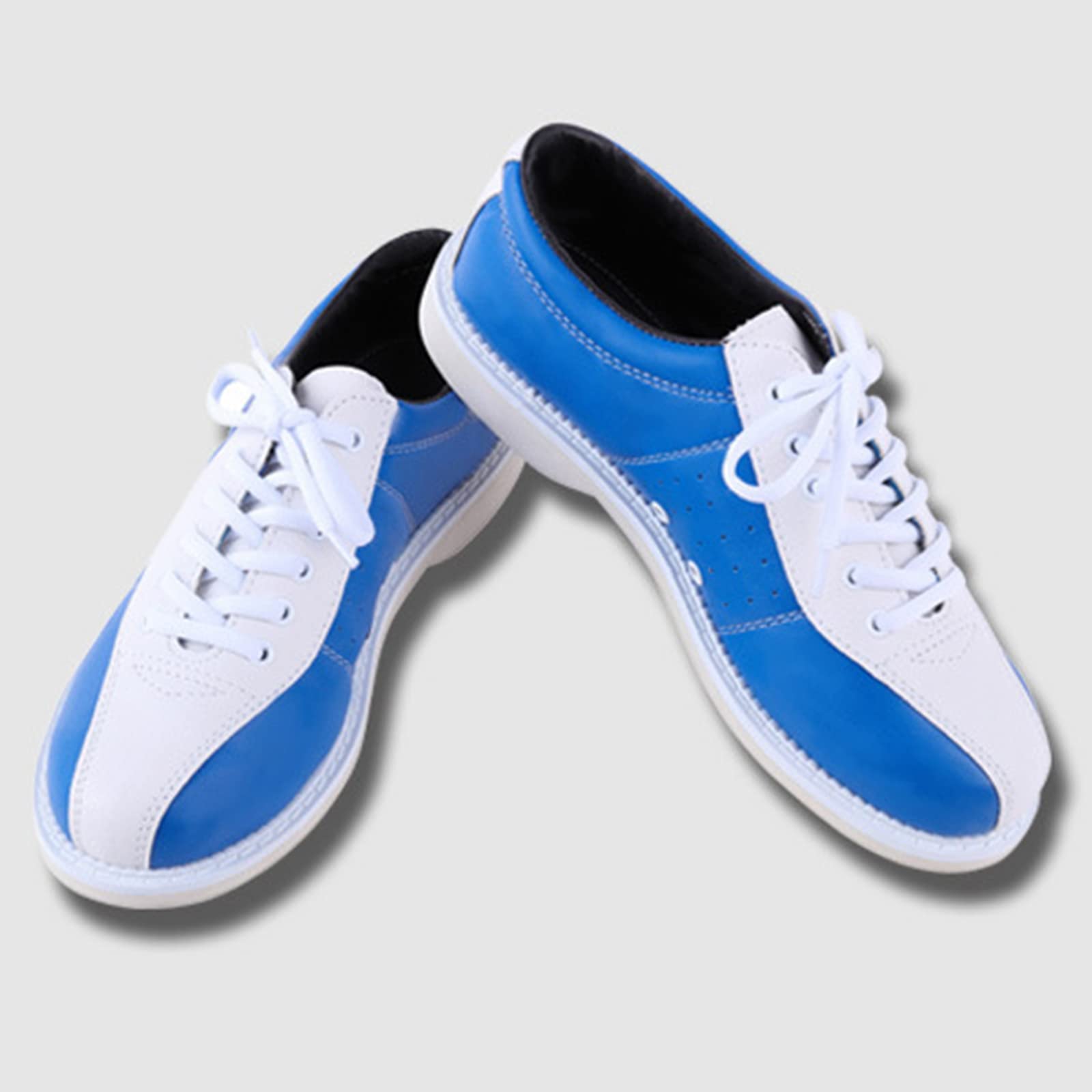 Unisex Bowling -Schuhe Weit Sitzende Rasenschalen -Trainer Leichte Schalen -Turnschuhe,Blau,39 EU