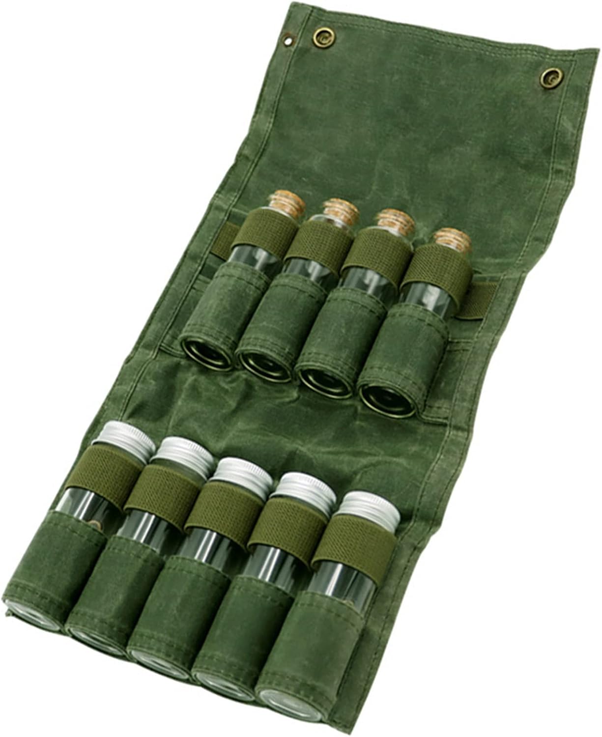 HQSGDMN Camping Spice Kit Travel Spice Holder Hiking Spices