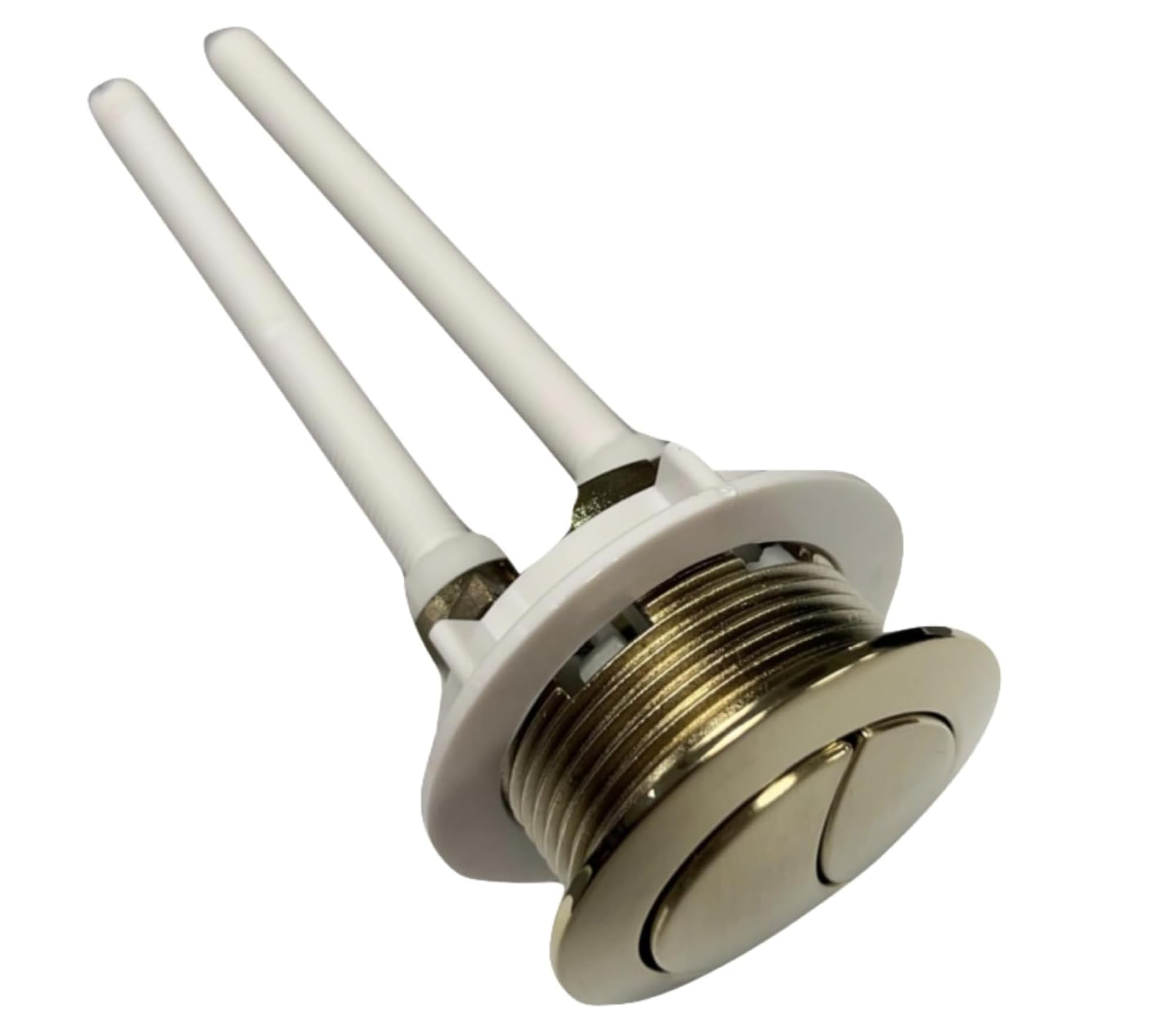 Housler® Brushed Brass Universal Toilet Dual Flush Button. To Fit Toilet Cistern Tank with 38-42mm Hole - Image 2