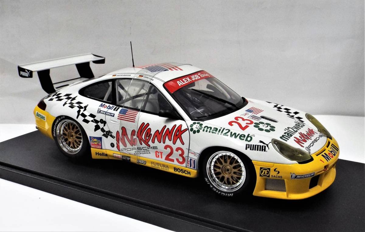 Amazon.co.jp: オートアート 1/18 ポルシェ 911 996 GT3 R #23 2003年  