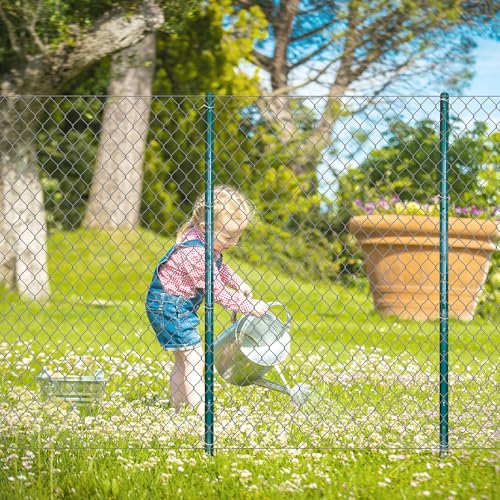 Image of ARIFARO Sturdy Duty Metal Fence Posts 6 Feet,Pack of 10, 3-4-5-6-7 Feet No Digging Garden U Post for Wire Fencing Steel Poles for Yard, Outdoor