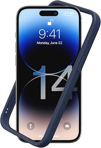 RhinoShield CrashGuard NX - Funda protectora de diseño delgado absorbente de golpes compatible con iPhone 14 Pro, protección contra caídas de 11