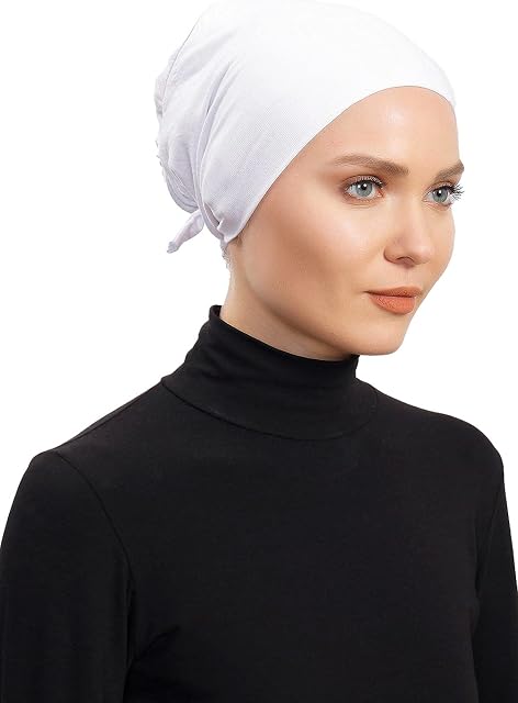 Hijab Cap Tie Back Hijab Undercap Hijab Cap Underscarf Hijab Under Cap Hijab Tube Cap Bonnet Hair Loss Sleep Cap