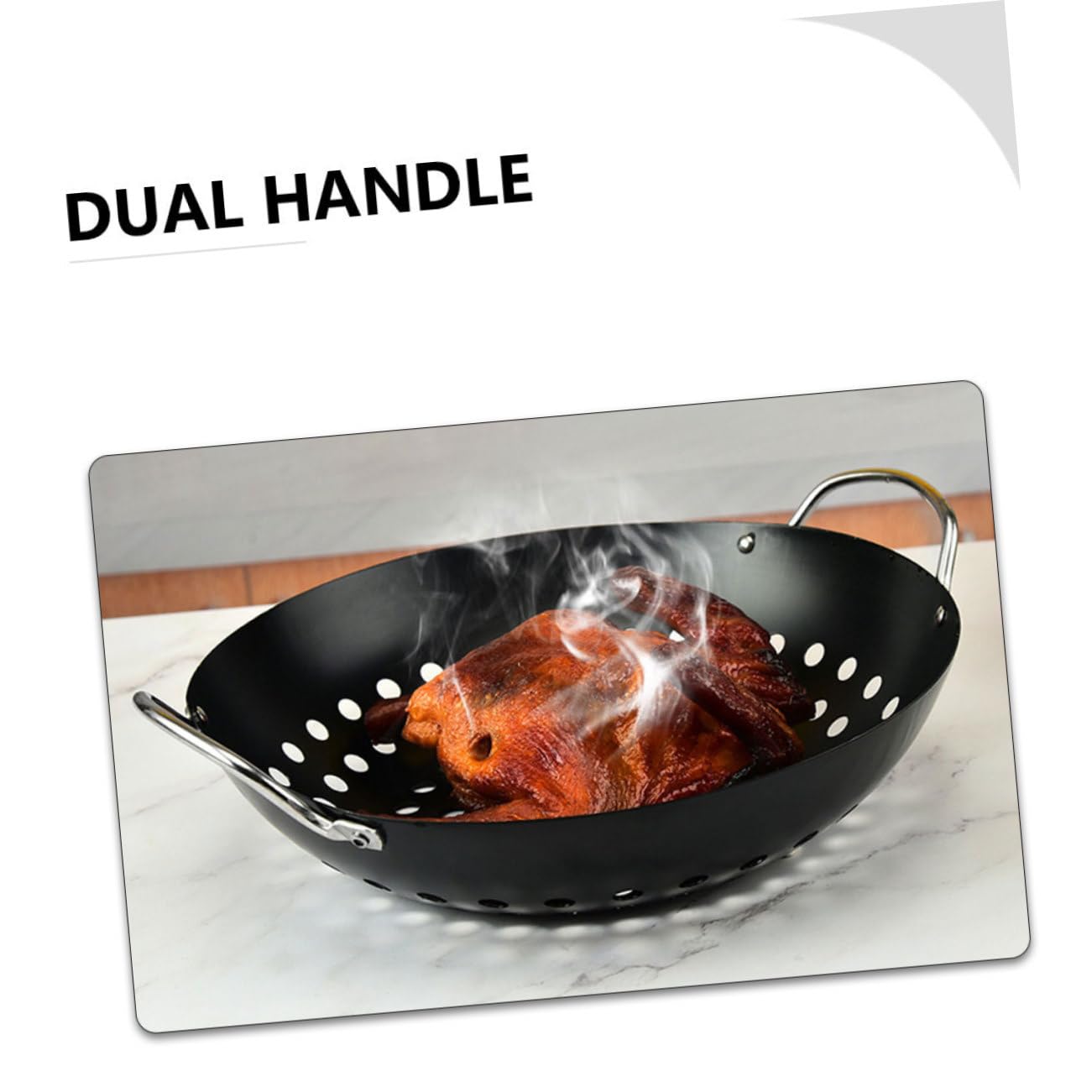 VANZACK Plancha Para Barbacoa Carbono Placa Antiadherente Para Barbacoa Para Cocinar Carne y Verduras La Parrilla