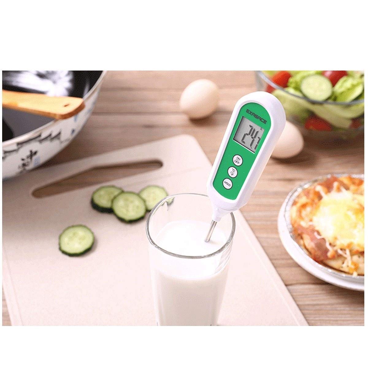 XINGYU Termometro ad Alta precisione, misuratore di Temperatura dell'Acqua, termometro per Latte per Neonati, Cucina per Uso Domestico Doccia Impermeabile Tipo di sonda Elettronica Te