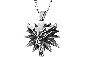 The Witcher Medallion Necklace: A Battle-Worn Symbol of Destiny